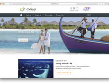 UX for Visit Maldives website